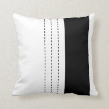 Geometrisk designlinje Dash Mönster Black och Whit