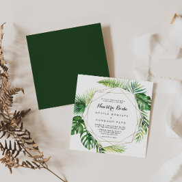 Geometrisk destination Nuestra Boda Bröllop Inbjudningar