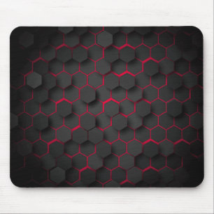 Geometrisk djup Modern hexagondesign Musmatta