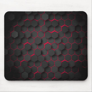Geometrisk djup Modern hexagondesign Musmatta