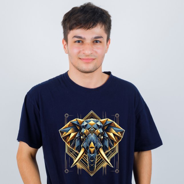 geometrisk elefant t-shirt (Skapare uppladdad)