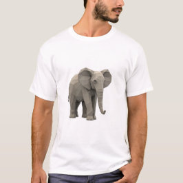geometrisk elefant T-shirt