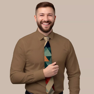 Geometrisk elegant med trianglar slips