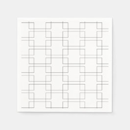 Geometrisk elimineringsturnering av hakparentes pappersservett