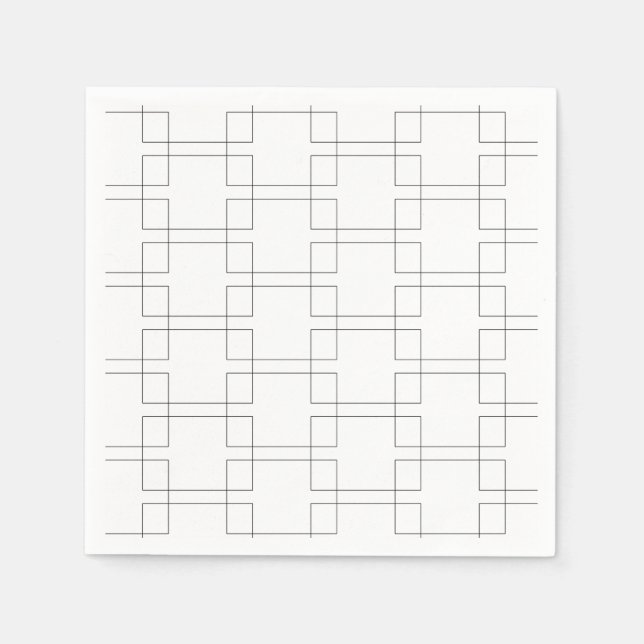 Geometrisk elimineringsturnering av hakparentes pappersservett (Framsidan)