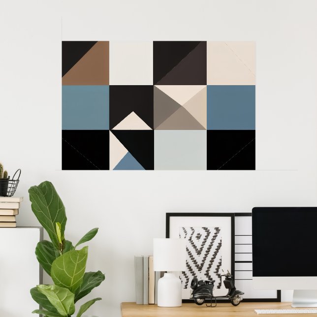 Geometrisk Essens Poster (Hemmakontoret)