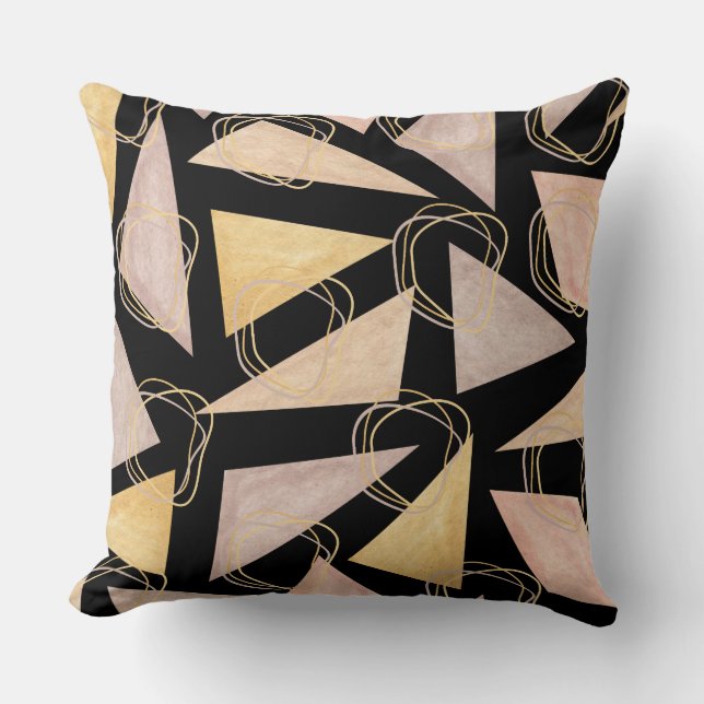 Geometrisk estetisk grafik kudde (Framsida)