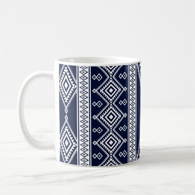 Geometrisk etnisk orientalisk, sömlös mönster-trad kaffemugg (Vänster)