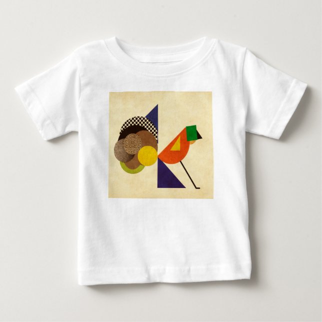 Geometrisk fågel t shirt (Framsida)