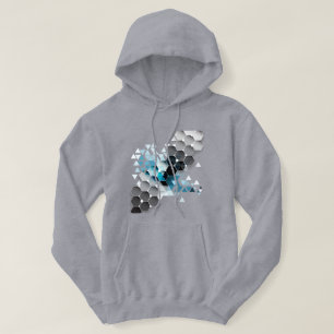 Geometrisk fantasi hoodie