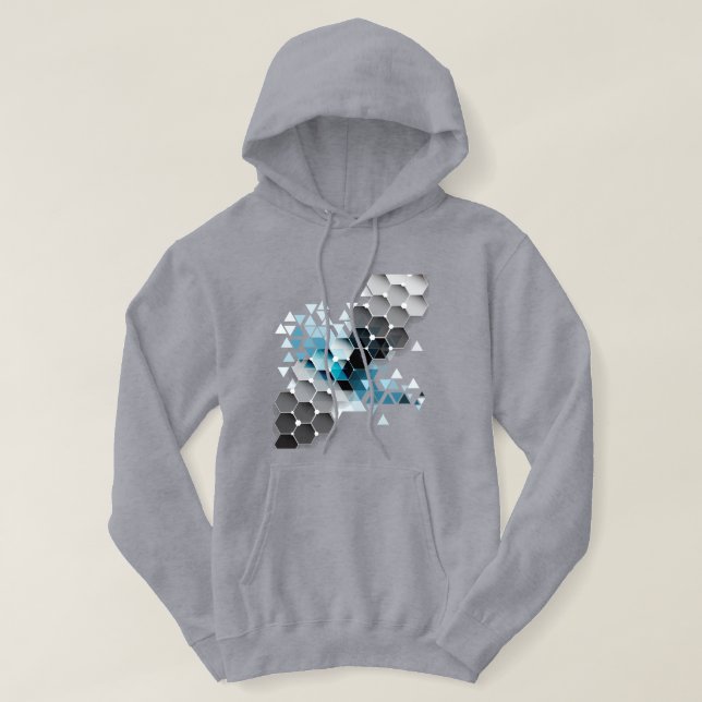 Geometrisk fantasi hoodie (Design framsida)