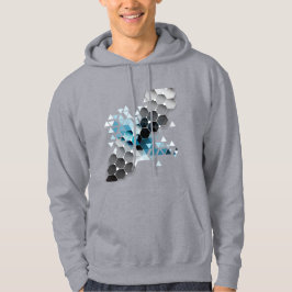 Geometrisk fantasi hoodie