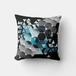 Geometrisk fantasi kudde
