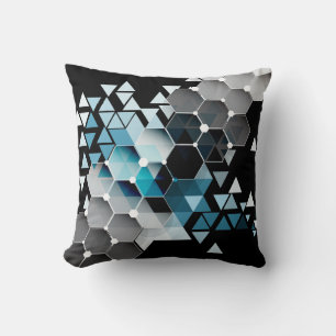 Geometrisk fantasi kudde