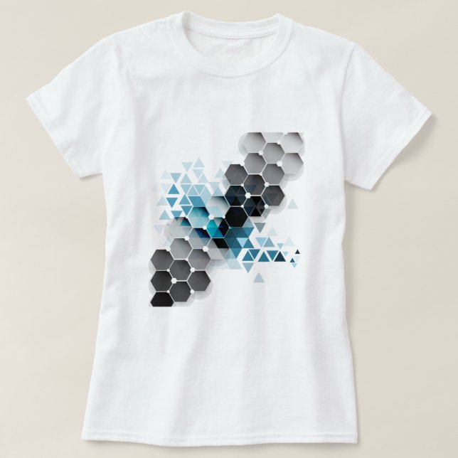 Geometrisk fantasi t shirt (Design framsida)