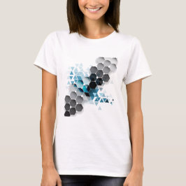 Geometrisk fantasi t shirt