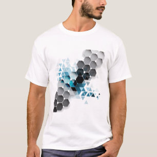 Geometrisk fantasi t shirt
