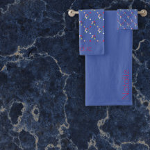 Geometrisk färgad mönster blå