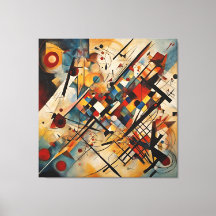 Geometrisk färgstark Abstrakt