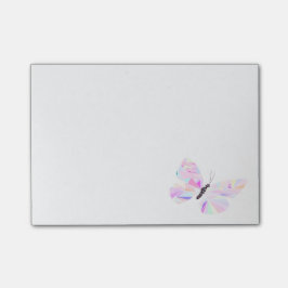 Geometrisk fjäril post-it block