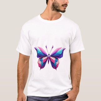 Geometrisk fjäril T-shirt