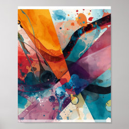 Geometrisk Fluiditet Poster