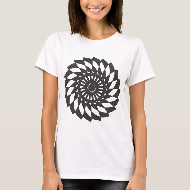 Geometrisk form 08 t-shirt (Framsida)
