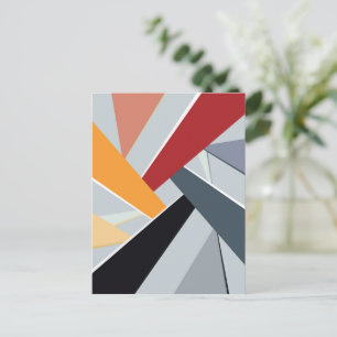 Geometrisk form 2 för abstrakt vykort