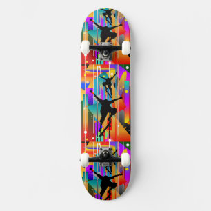 Geometrisk form Abstrakt skateboard