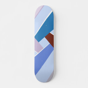 Geometrisk form för abstrakt 3 mini skateboard bräda 18,5 cm