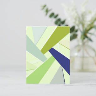 Geometrisk form för abstrakt 4 vykort