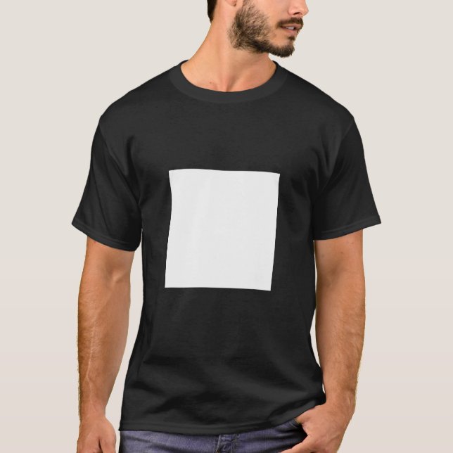 Geometrisk form, kvadrat Figur T Shirt (Framsida)