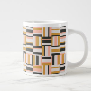 Geometrisk form Mönster Jumbo Mugg
