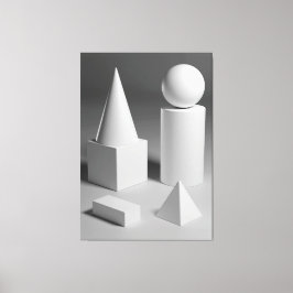 Geometrisk formform canvastryck