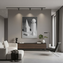 Geometrisk formform poster