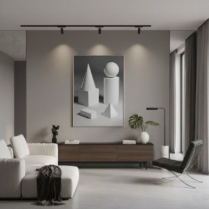 Geometrisk formform poster