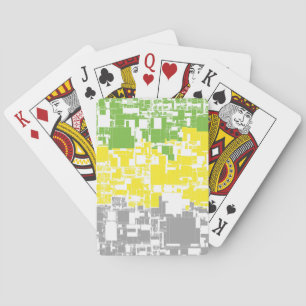 Geometrisk Funky Abstrakt Lithromantisk Stolthetsf Casinokort