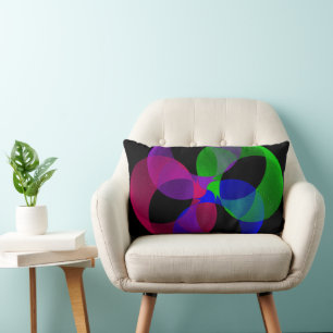 Geometrisk fusion Dekorativ kudde i flera Färg