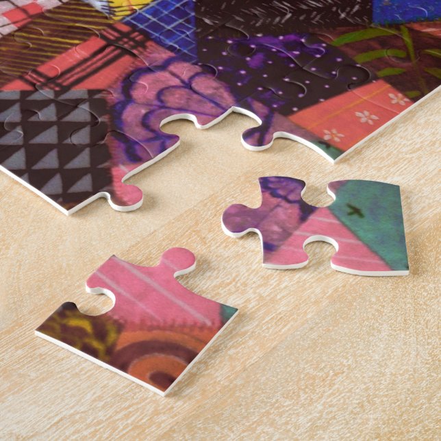 Geometrisk galen konst för abstrakt för pussel (Sidan)