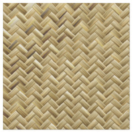 Geometrisk Golden Basketweave Graphic Mönster Tyg
