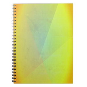 Geometrisk gradering av modern Gult Anteckningsbok