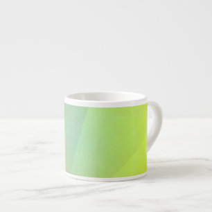 Geometrisk gradering av modern Gult Espressomugg
