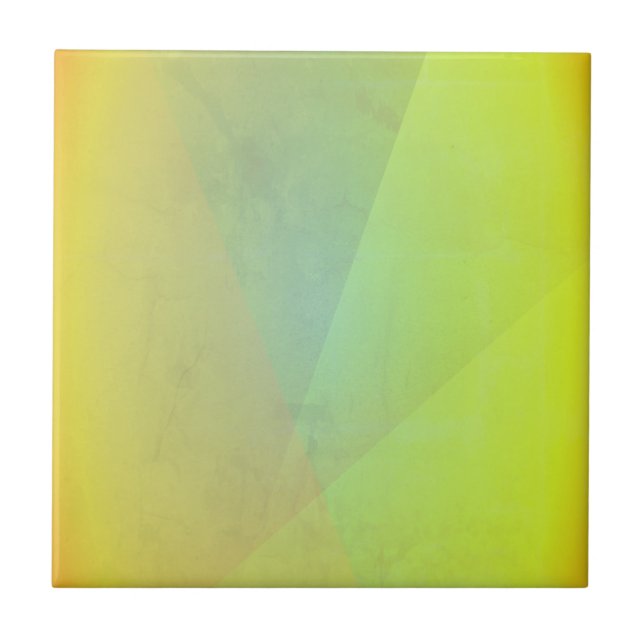 Geometrisk gradering av modern Gult Kakelplatta (Framsidan)