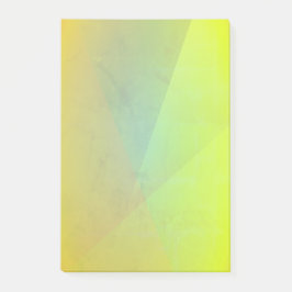 Geometrisk gradering av modern Gult Post-it Block