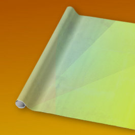 Geometrisk gradering av modern Gult Presentpapper