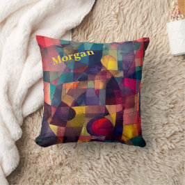 Geometrisk grafik för levande Abstrakt i anpassnin Kudde