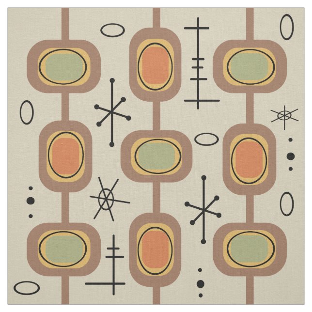 Geometrisk grafik för rumsålder, flerfärgad tyg (Provkarta)