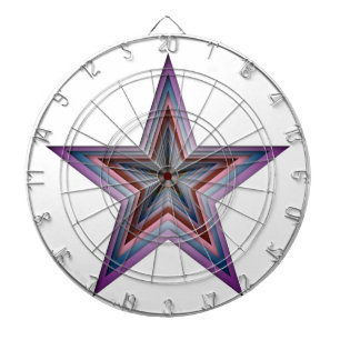 Geometrisk grafik i stjärnans abstrakt darttavla