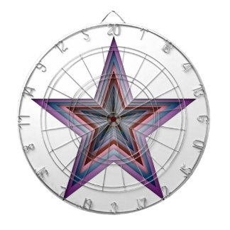 Geometrisk grafik i stjärnans abstrakt darttavla