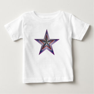 Geometrisk grafik i stjärnans abstrakt t-shirt